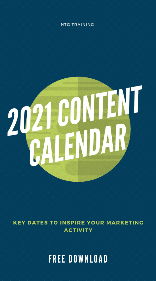 Free 2021 Content Calendar