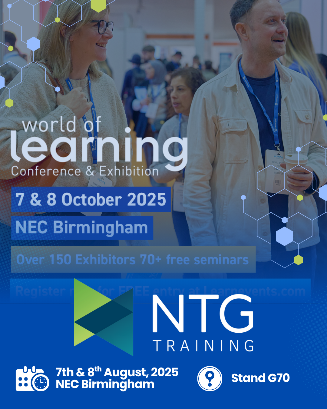 World of Learning 2025 Conference, NEC Birmingham, Let's talk Apprenticeships.